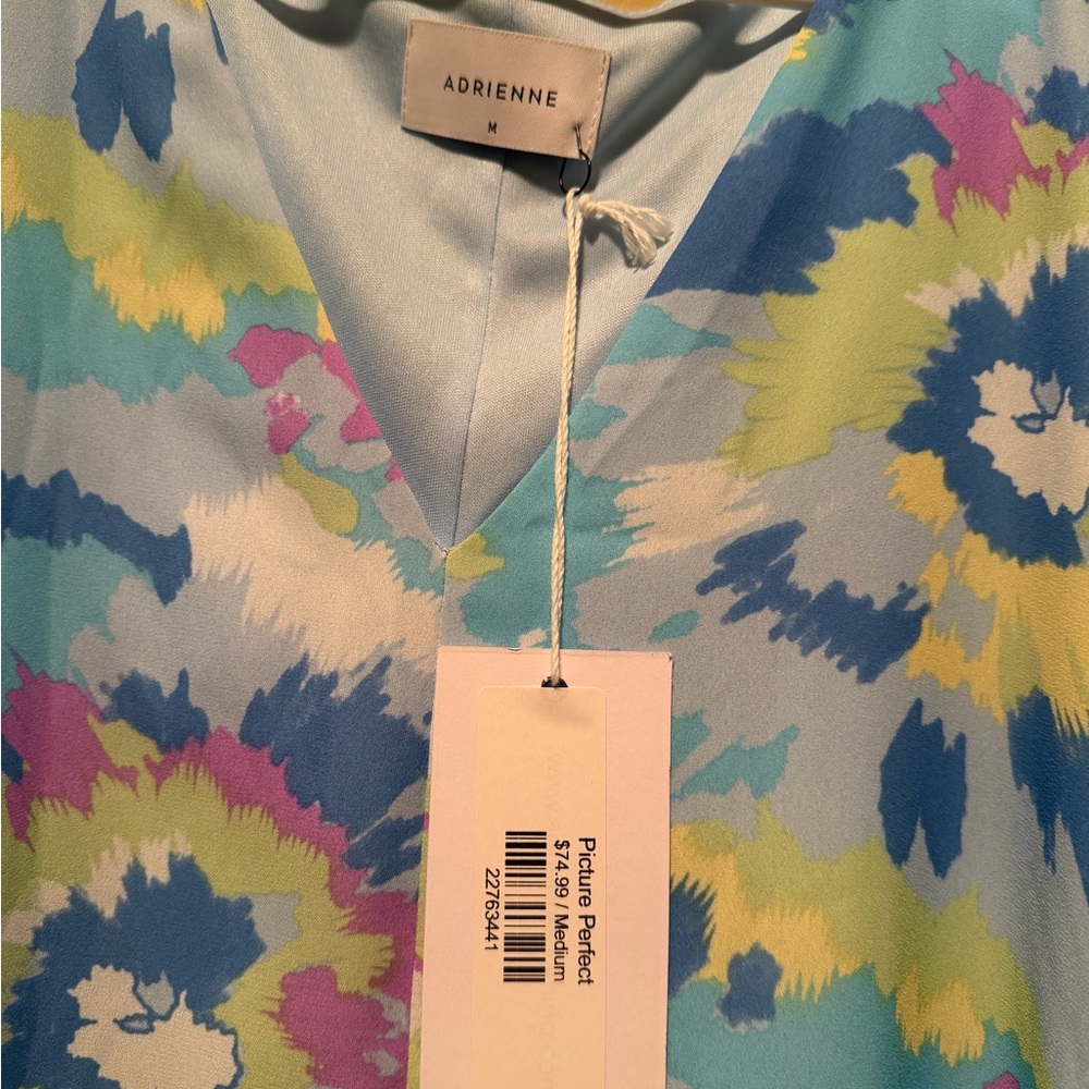 Brand new with Tags, Adrienne Light Blue dress. Women’s size medium.